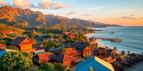 Lombok’s stunning beaches and rugged mountains showcase natural beauty and outdoor adventure opportunities.