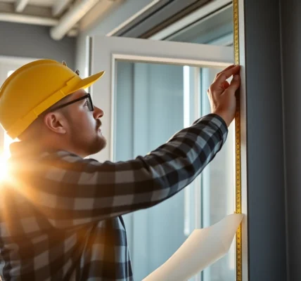 Window replacement companies near me: skilled installer demonstrating energy-efficient vinyl window.