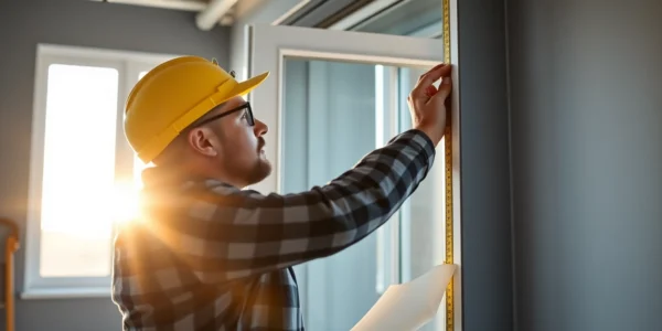 Window replacement companies near me: skilled installer demonstrating energy-efficient vinyl window.