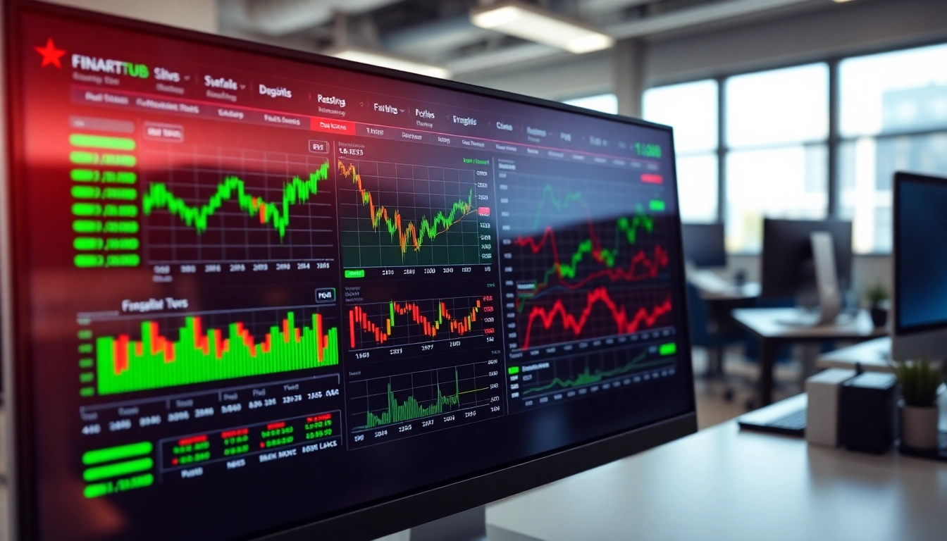 Latest Stock Market News showing real-time data and financial news headlines for informed
