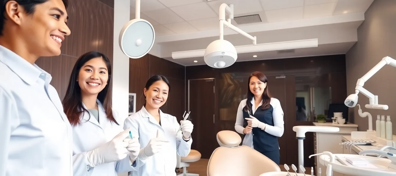 Ventura Bright Dental team providing friendly dental care in a clean, welcoming clinic environment
