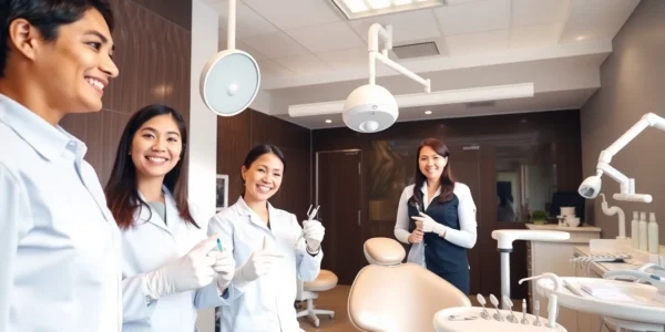 Ventura Bright Dental team providing friendly dental care in a clean, welcoming clinic environment