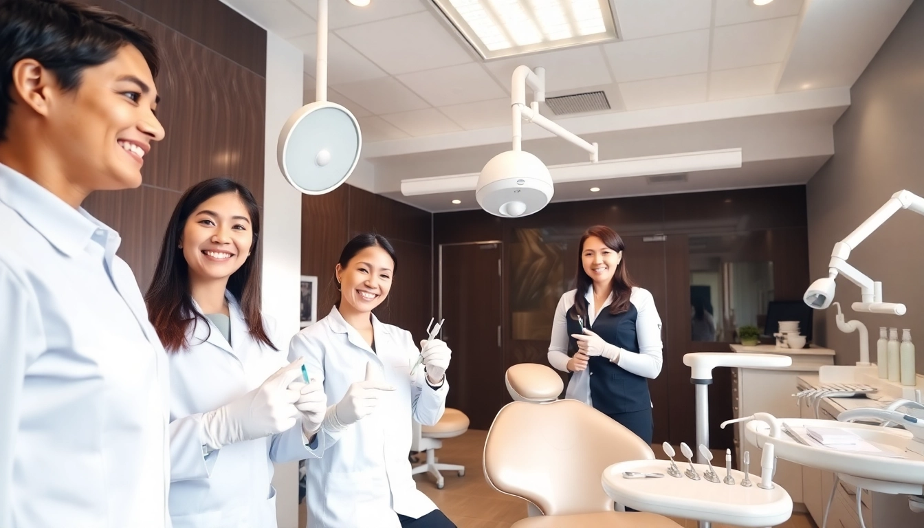 Ventura Bright Dental team providing friendly dental care in a clean, welcoming clinic environment